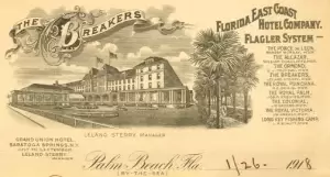 Letterhead of the second Breakers Hotel.