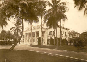 A photograph of Whitehall, Henry Flagler's home in Palm Beach. 