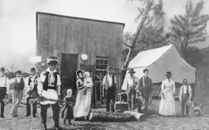 Weybrecht's Hardware Store, Clematis, 1894