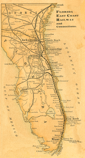 The Florida East Coast Railway - Map01