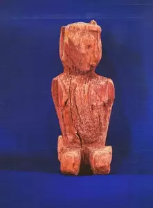 An image of the Riddle Effigy, found by Karl Riddle.